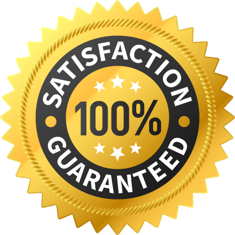 100% satisfaction guaranteed